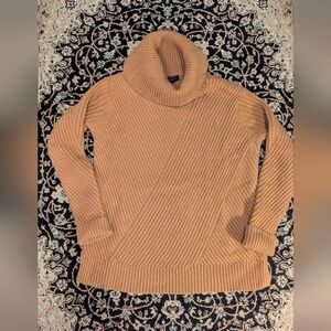 Ann Taylor Asymmetrical Knit Turtleneck Sweater